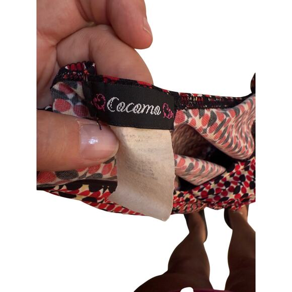 Cocomo Red/Yellow Babydoll Tank Top Women's Size Large - Picture 5 of 5